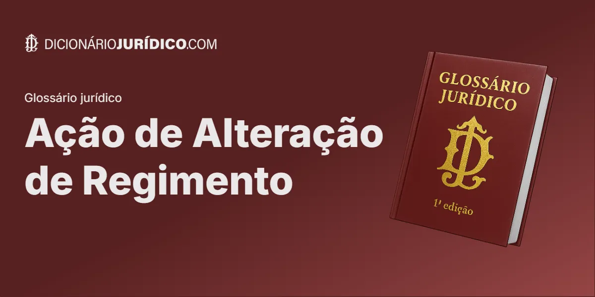 Compartilhe este tutorial: Ação de Alteração de Regimento