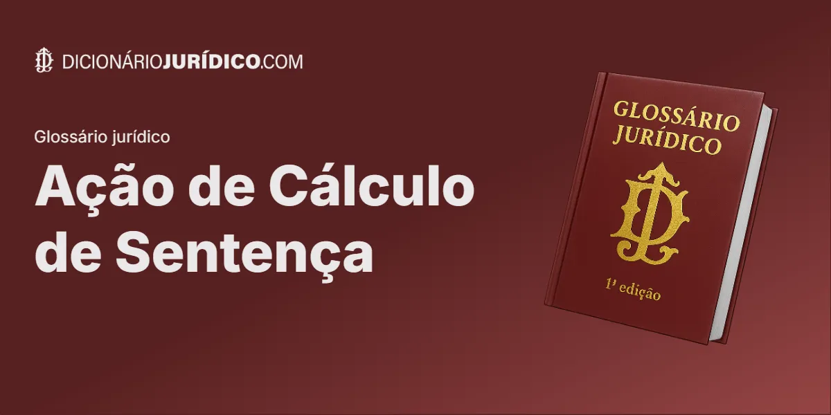 Compartilhe este tutorial: Ação de Cálculo de Sentença