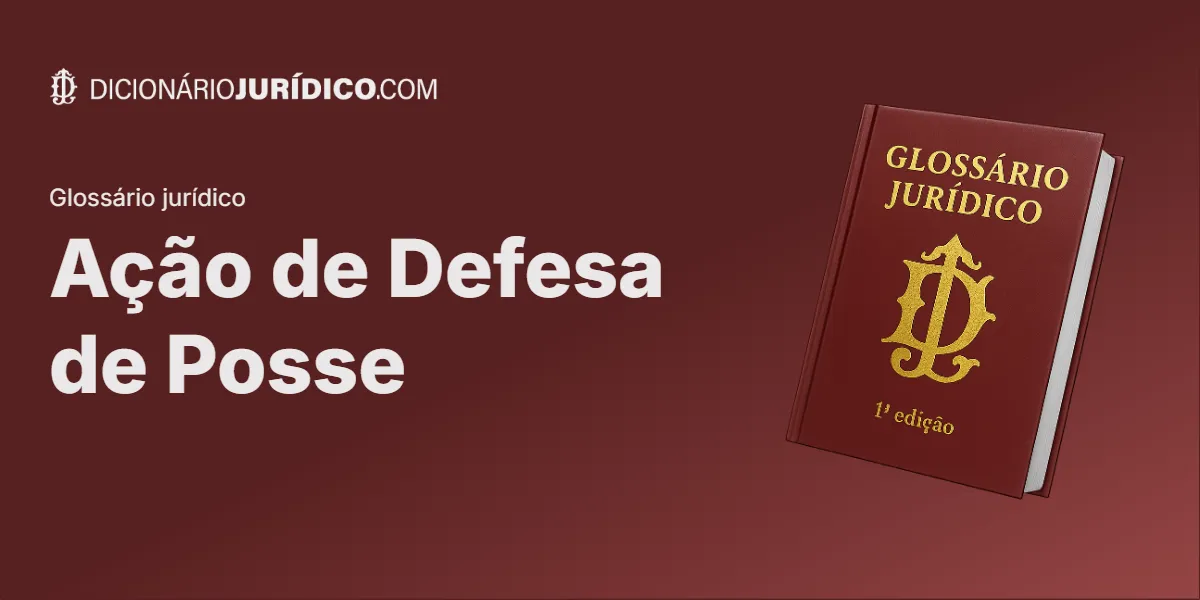 Compartilhe este tutorial: Ação de Defesa de Posse