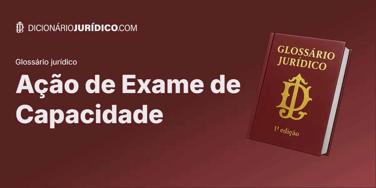 Compartilhe este tutorial: Ação de Exame de Capacidade