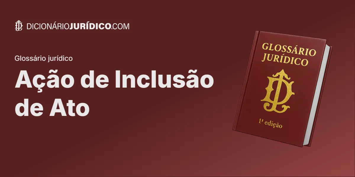 Compartilhe este tutorial: Ação de Inclusão de Ato
