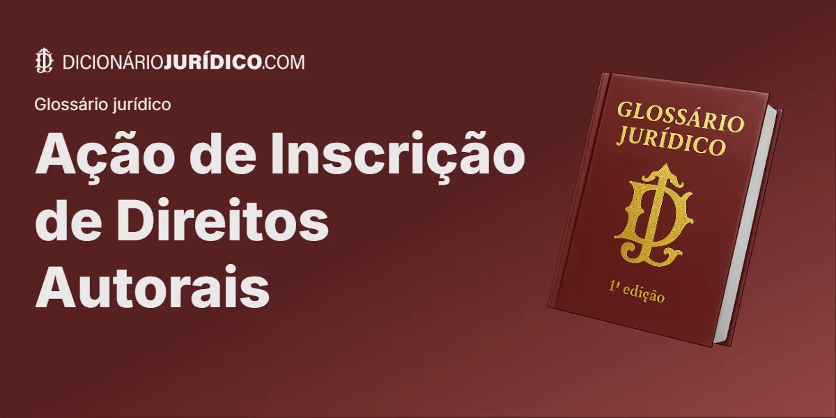 Compartilhe este tutorial: Ação de Inscrição de Direitos Autorais