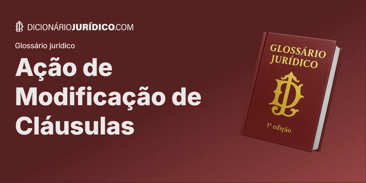 Compartilhe este tutorial: Ação de Modificação de Cláusulas