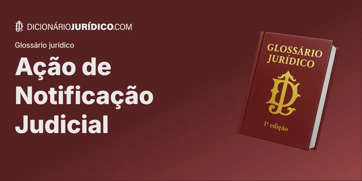 Compartilhe este tutorial: Ação de Notificação Judicial