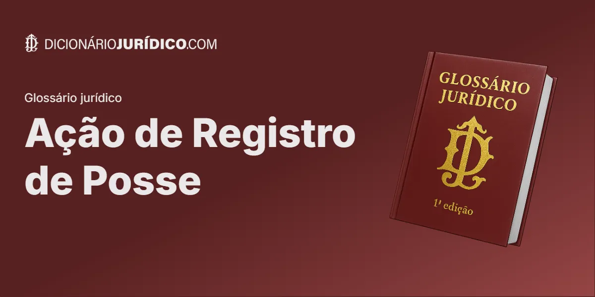 Compartilhe este tutorial: Ação de Registro de Posse