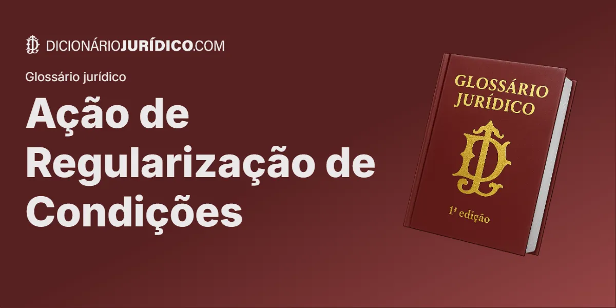 Compartilhe este tutorial: Ação de Regularização de Condições