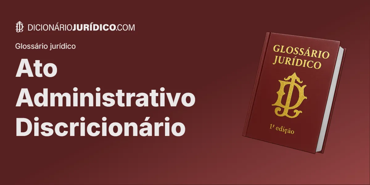 Compartilhe este tutorial: Ato Administrativo Discricionário