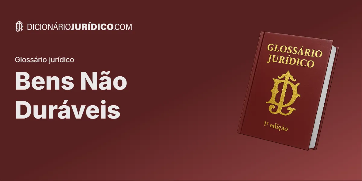 Compartilhe este tutorial: Bens Não Duráveis