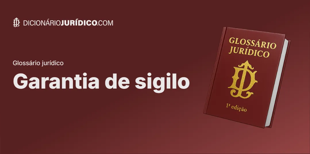 Compartilhe este tutorial: Garantia de sigilo