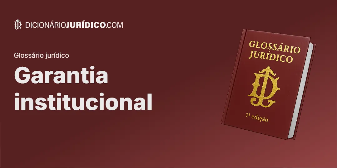 Compartilhe este tutorial: Garantia institucional