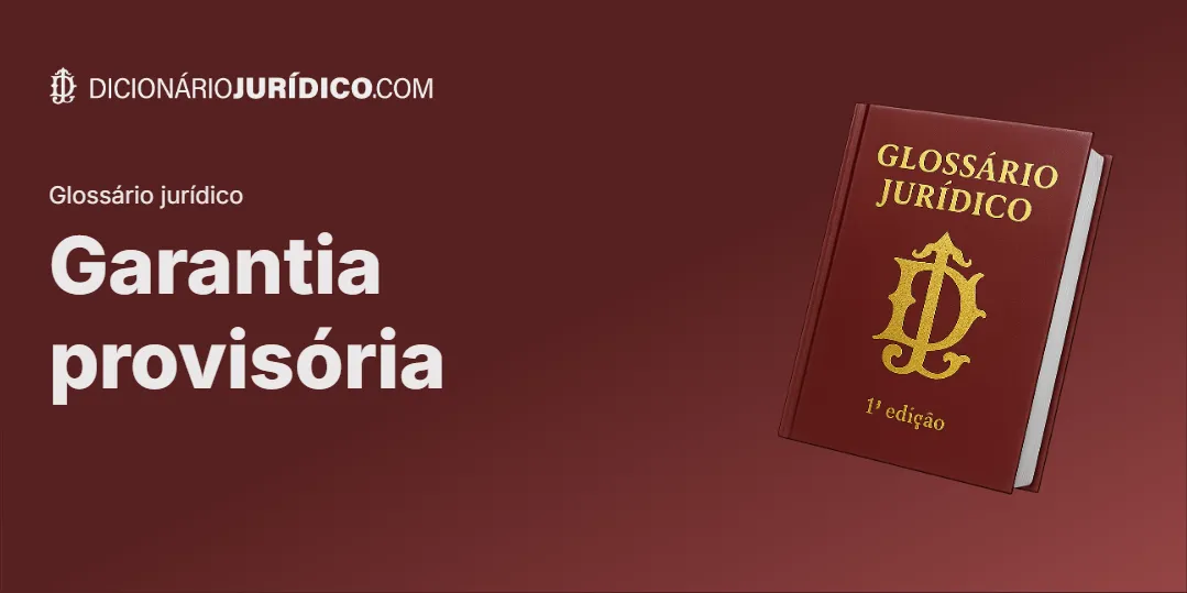 Compartilhe este tutorial: Garantia Provisória