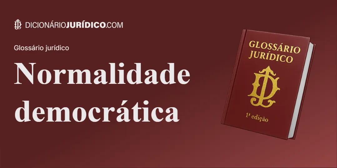 Compartilhe este tutorial: Normalidade democrática