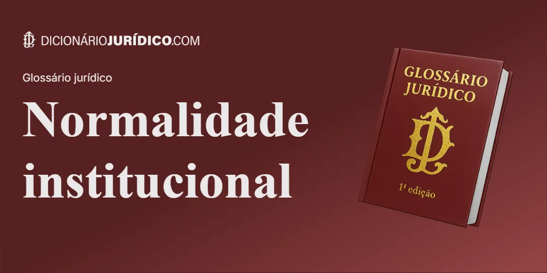 Compartilhe este tutorial: Normalidade Institucional