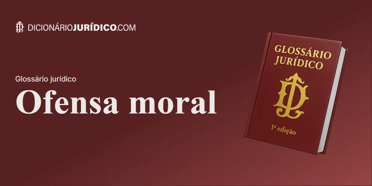 Compartilhe este tutorial: Ofensa moral