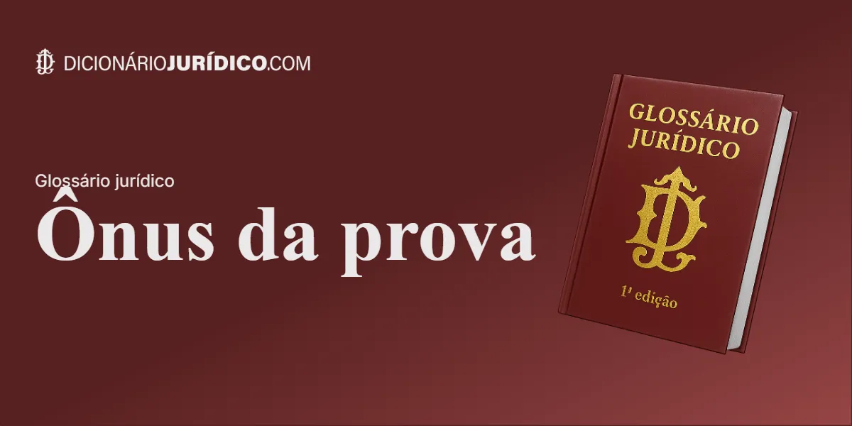 Compartilhe este tutorial: Ônus da prova