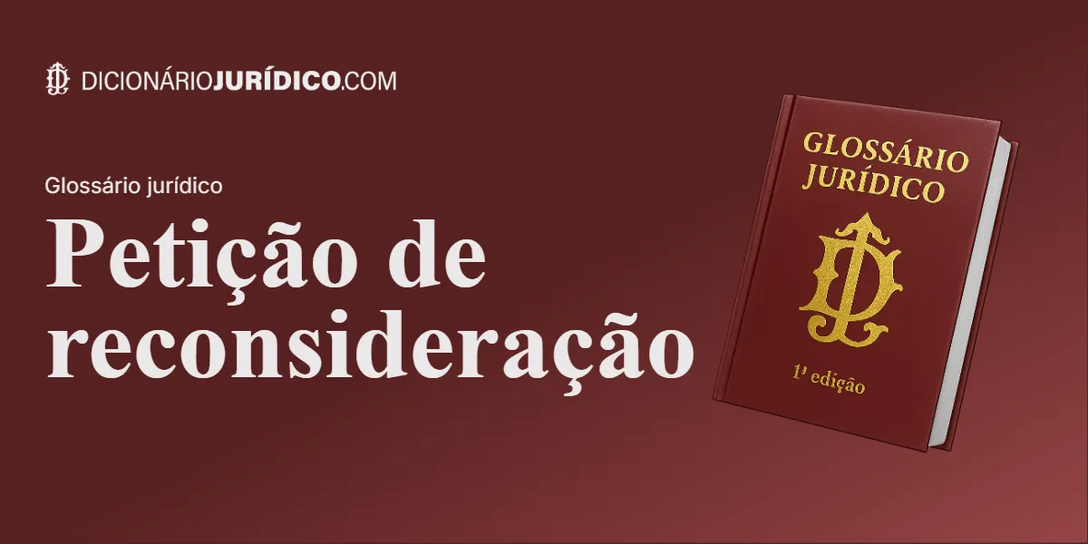 Compartilhe este tutorial: Petição de reconsideração