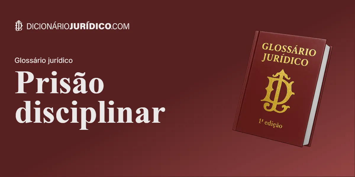 Compartilhe este tutorial: Prisão disciplinar