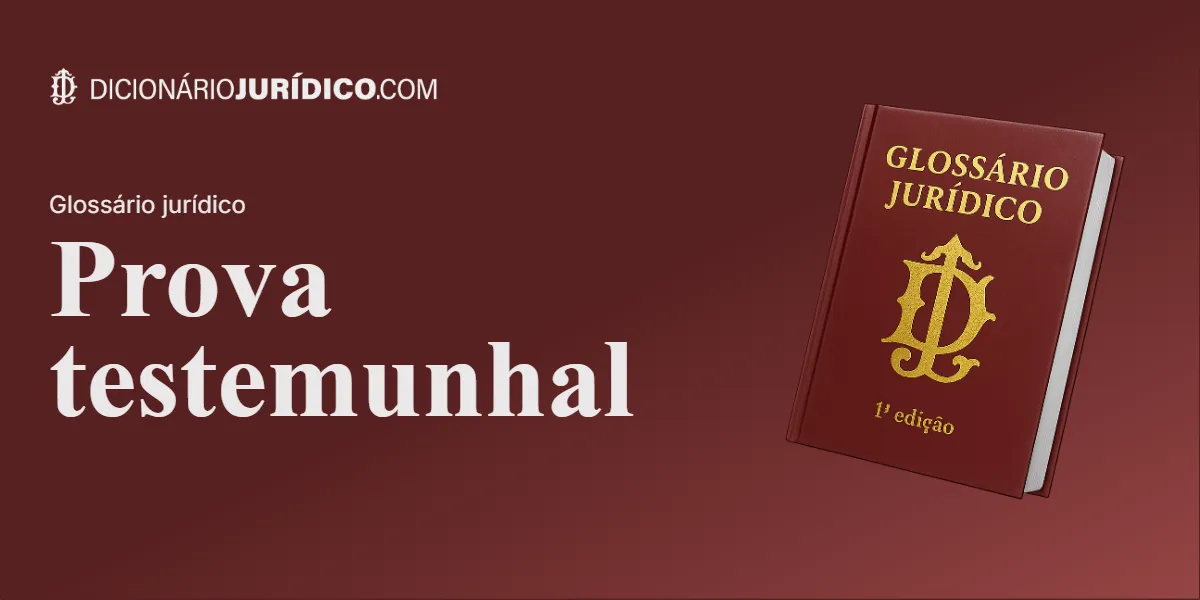 Compartilhe este tutorial: Prova testemunhal