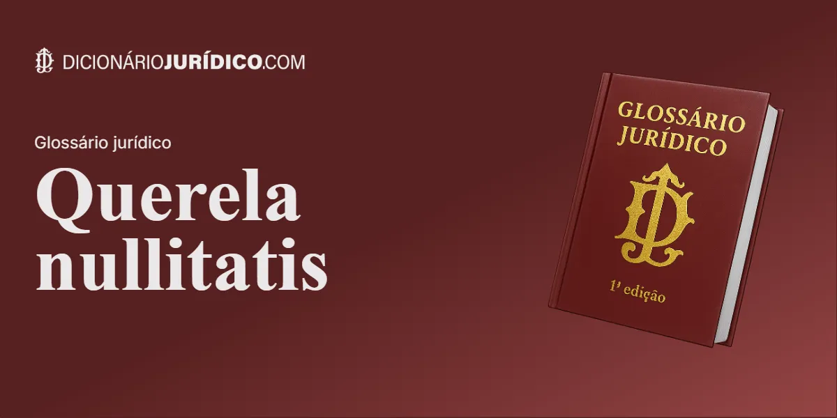 Compartilhe este tutorial: Querela nullitatis