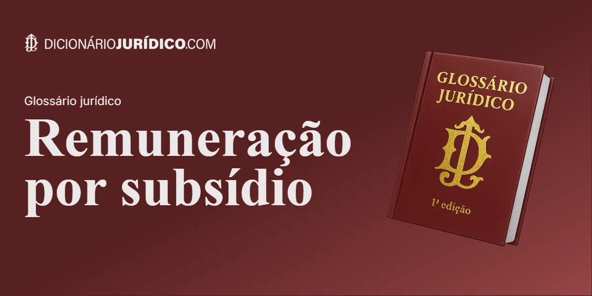 Compartilhe este tutorial: Remuneração por subsídio