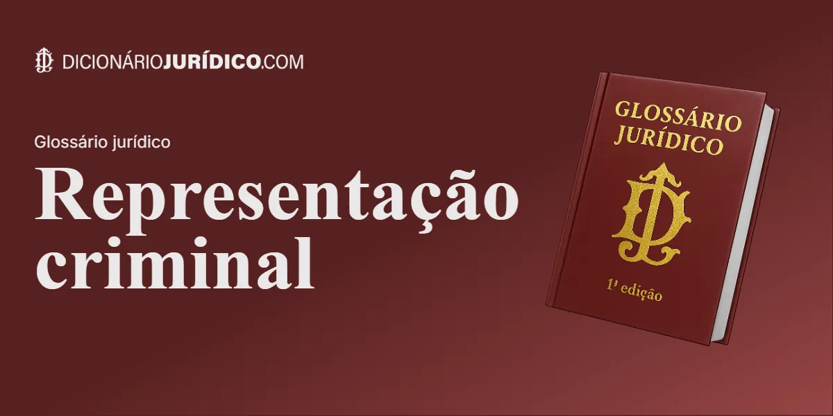 Compartilhe este tutorial: Representação Criminal