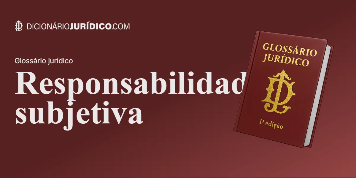 Compartilhe este tutorial: Responsabilidade subjetiva