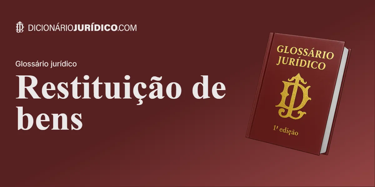 Compartilhe este tutorial: Restituição de bens