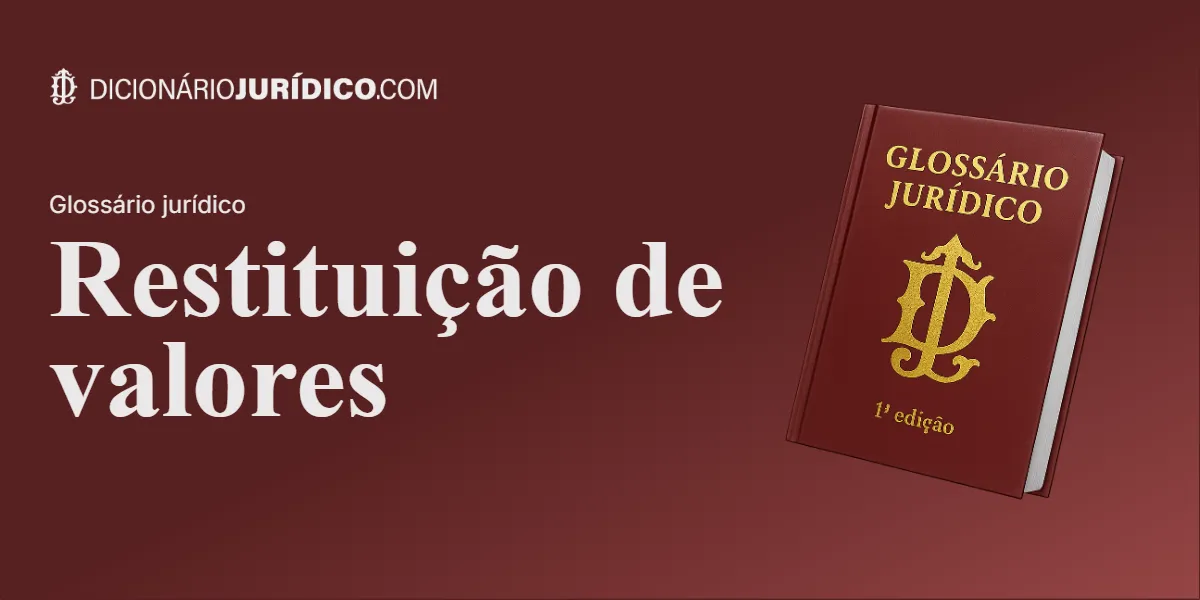 Compartilhe este tutorial: Restituição de valores
