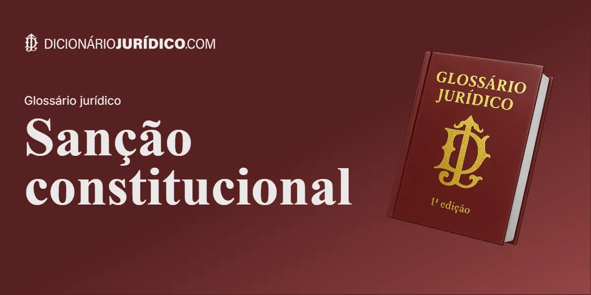 Compartilhe este tutorial: Sanção constitucional