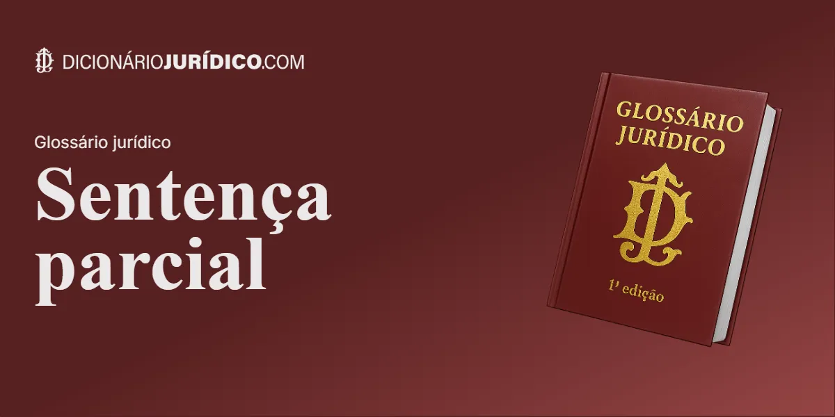 Compartilhe este tutorial: Sentença Parcial