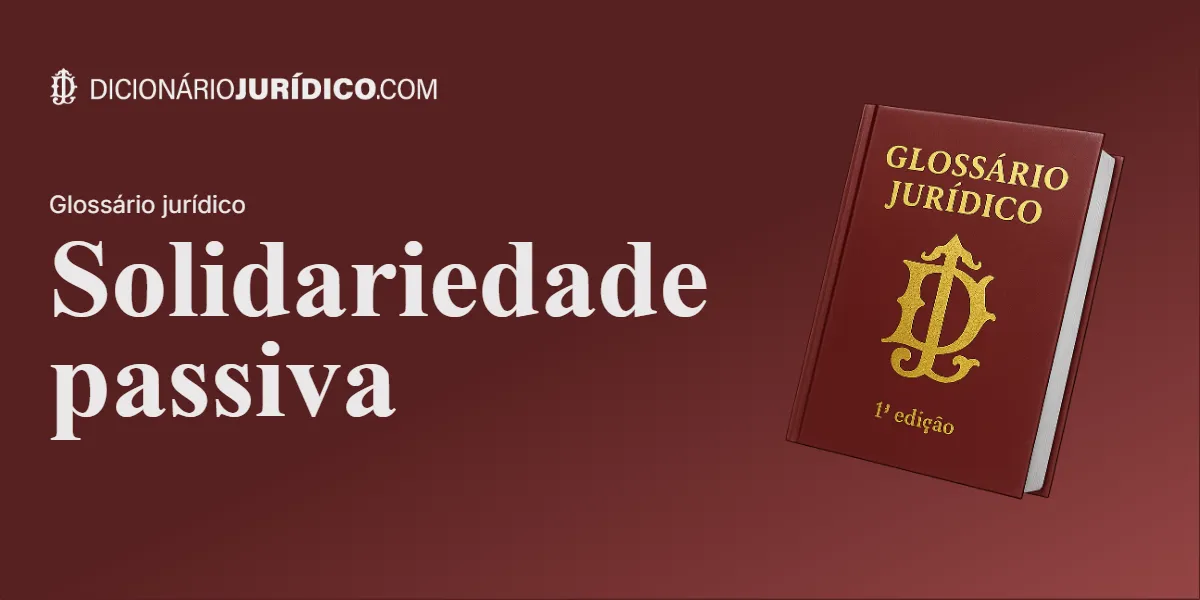 Compartilhe este tutorial: Solidariedade passiva
