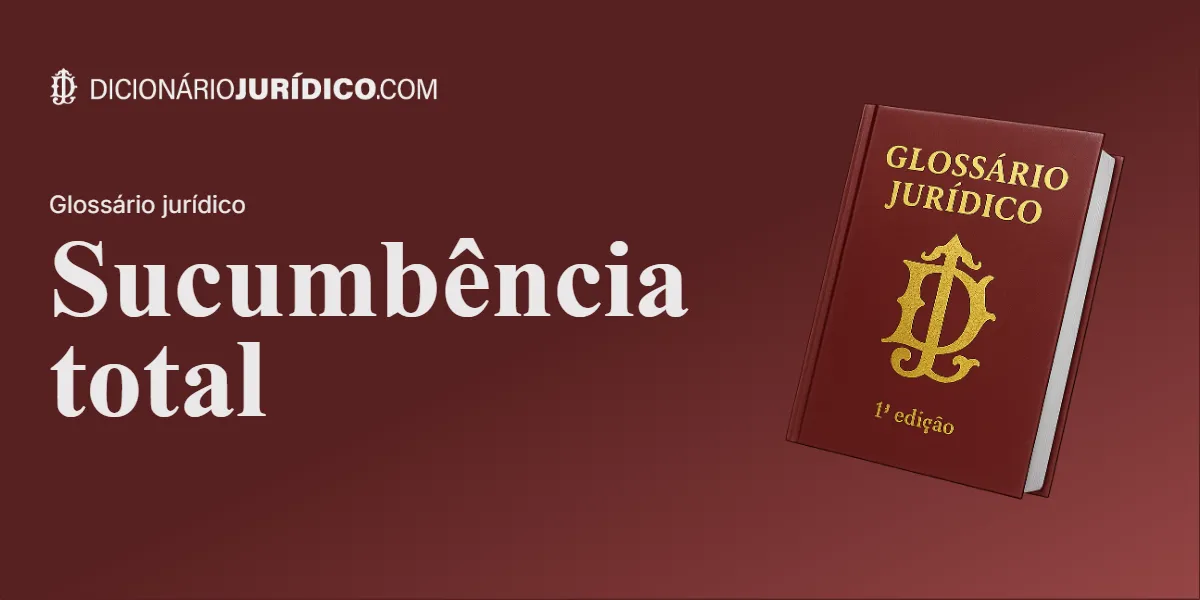 Compartilhe este tutorial: Sucumbência Total