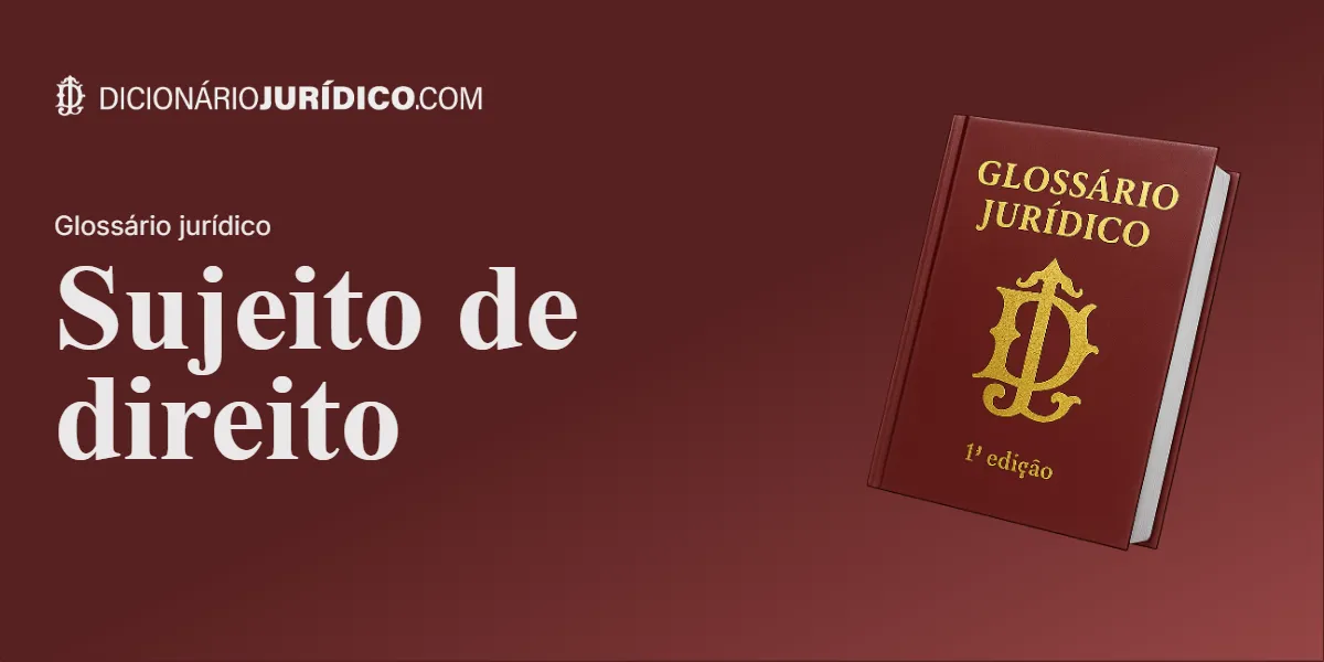 Compartilhe este tutorial: Sujeito de Direito