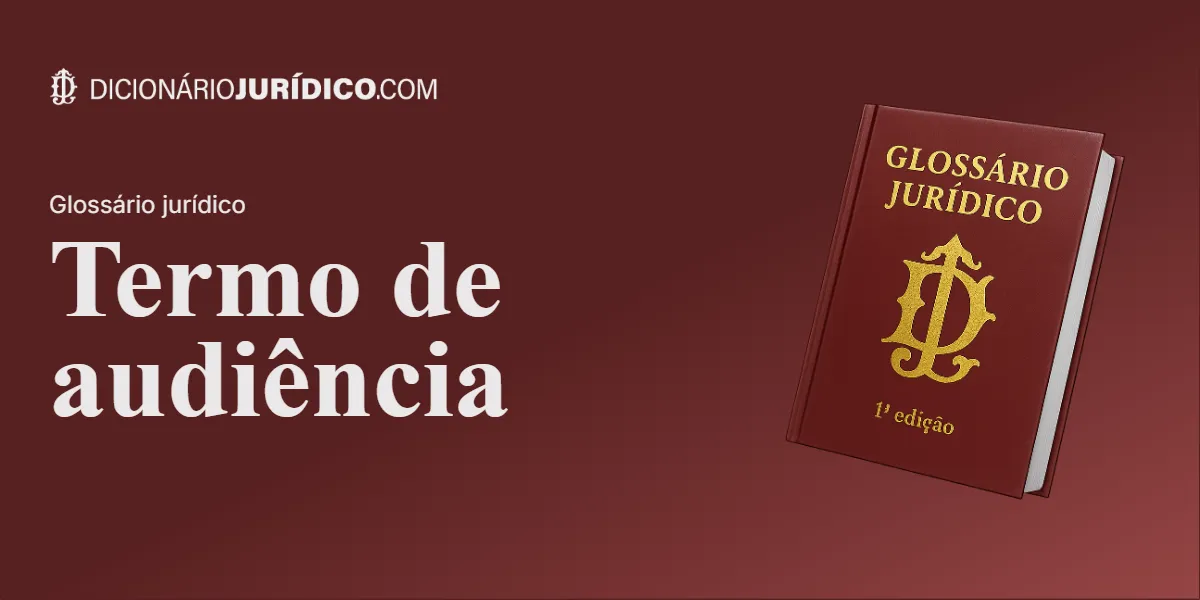 Compartilhe este tutorial: Termo de audiência