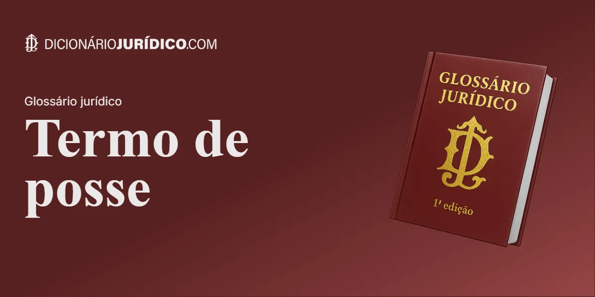 Compartilhe este tutorial: Termo de Posse