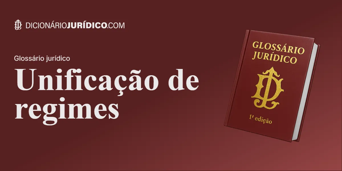 Compartilhe este tutorial: Unificação de regimes