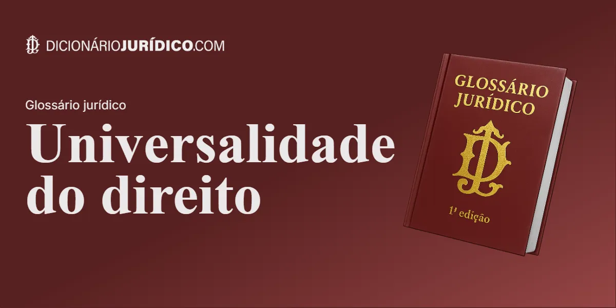 Compartilhe este tutorial: Universalidade do direito