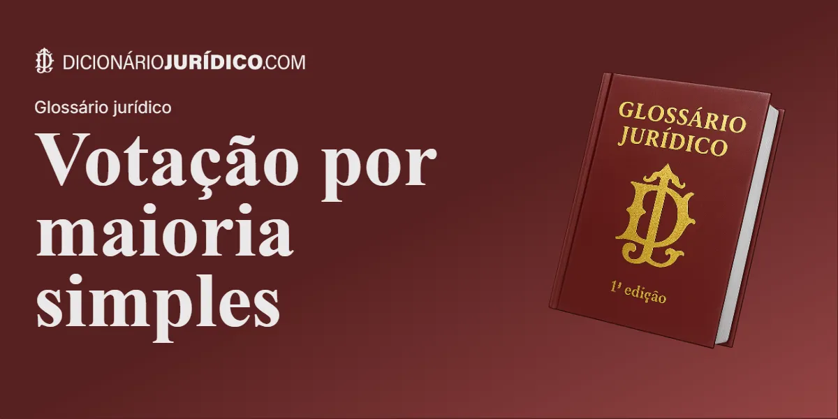 Compartilhe este tutorial: Votação por maioria simples
