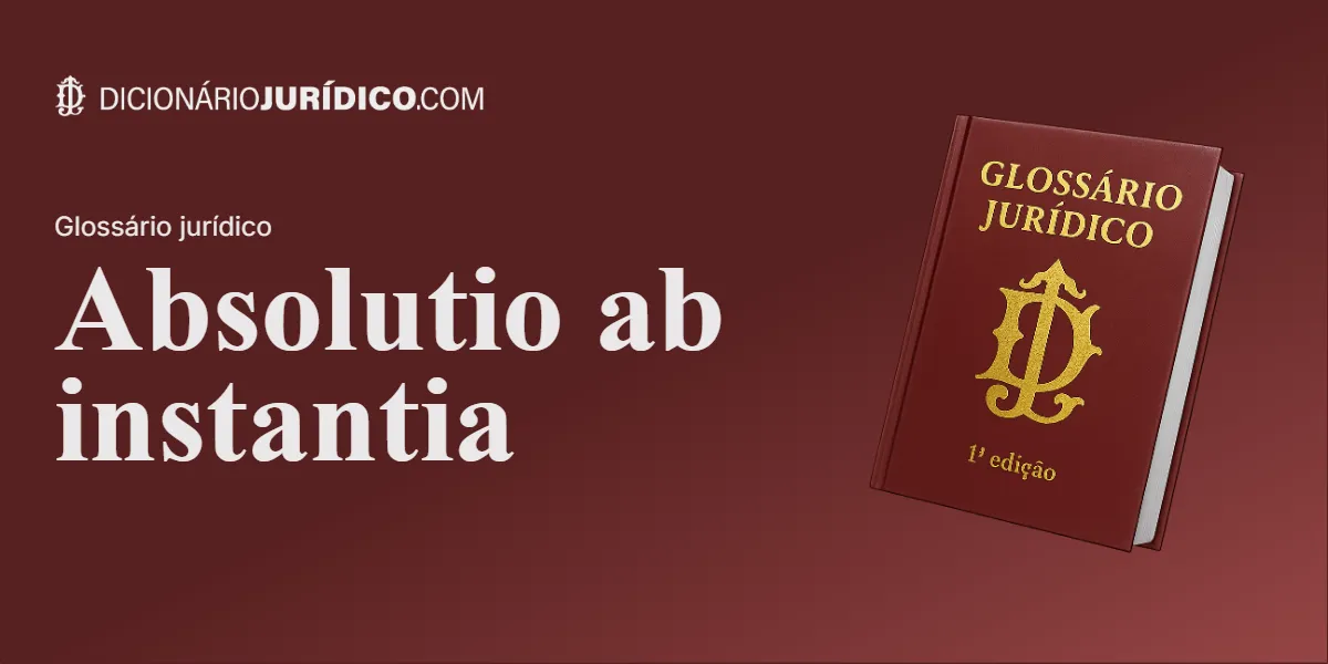 Compartilhe este tutorial: Absolutio ab instantia