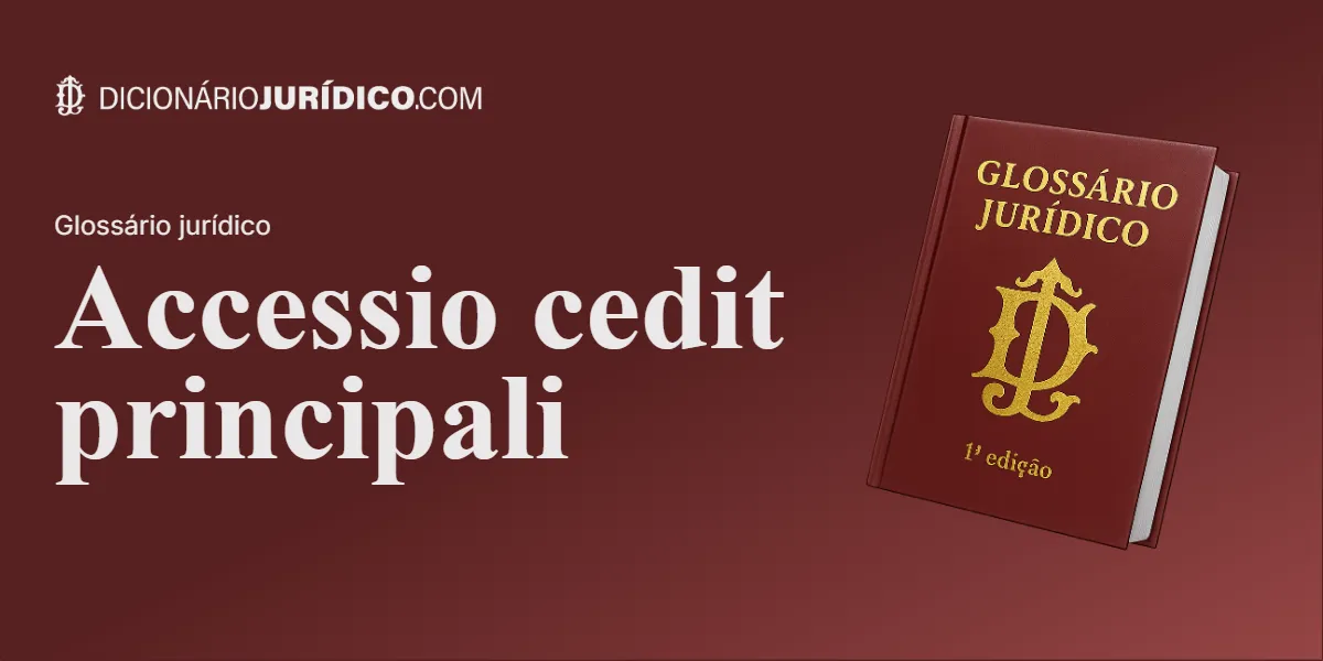 Compartilhe este tutorial: Accessio cedit principali