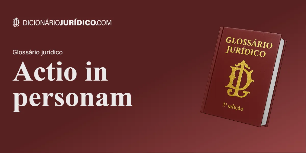 Compartilhe este tutorial: Actio in personam