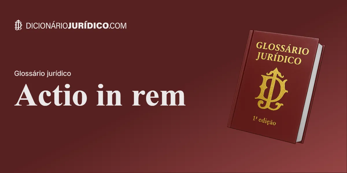 Compartilhe este tutorial: Actio in rem