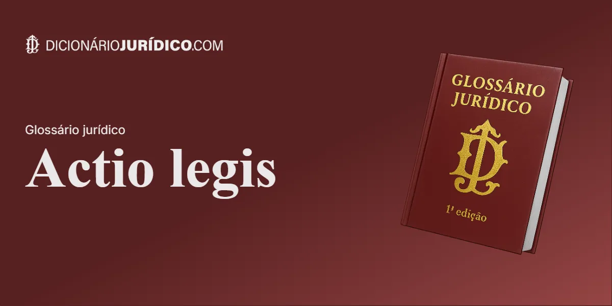 Compartilhe este tutorial: Actio legis