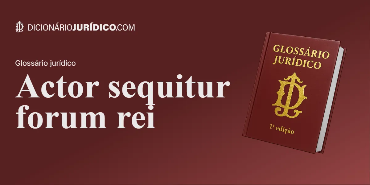 Compartilhe este tutorial: Actor Sequitur Forum Rei