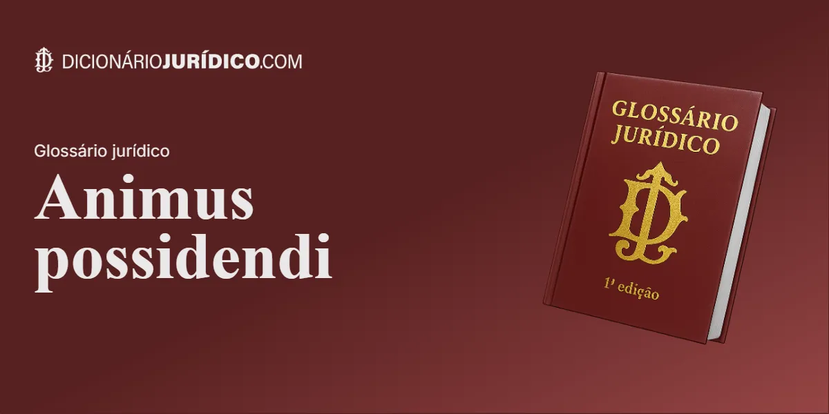 Compartilhe este tutorial: Animus possidendi