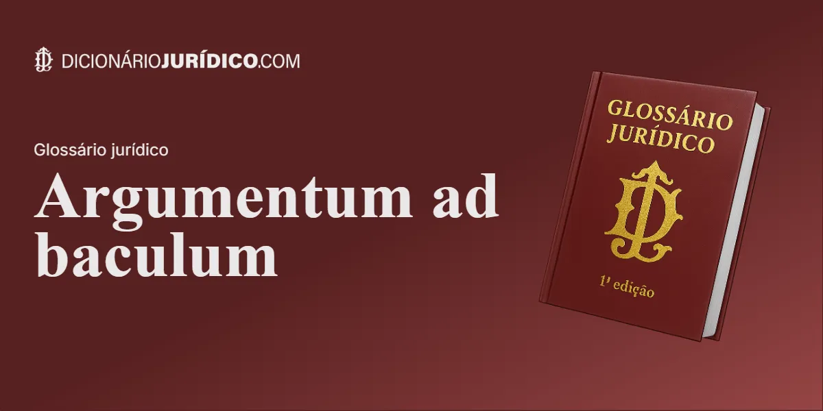 Compartilhe este tutorial: Argumentum ad baculum