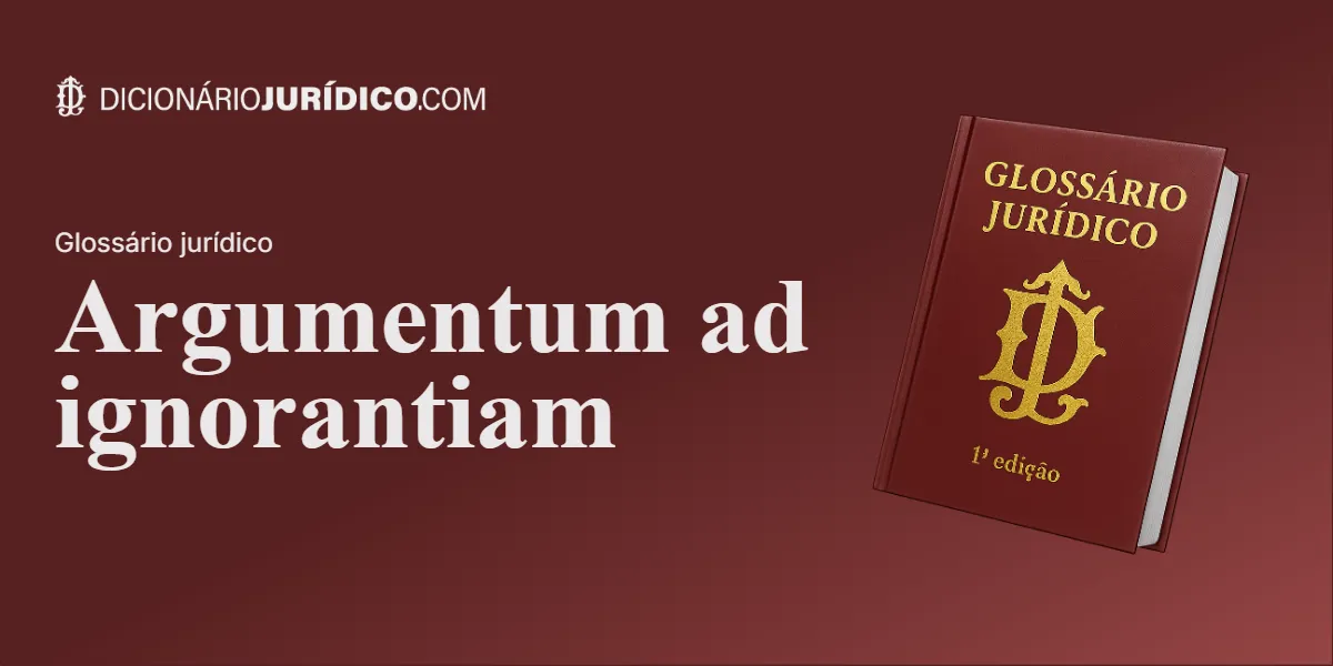 Compartilhe este tutorial: Argumentum ad ignorantiam