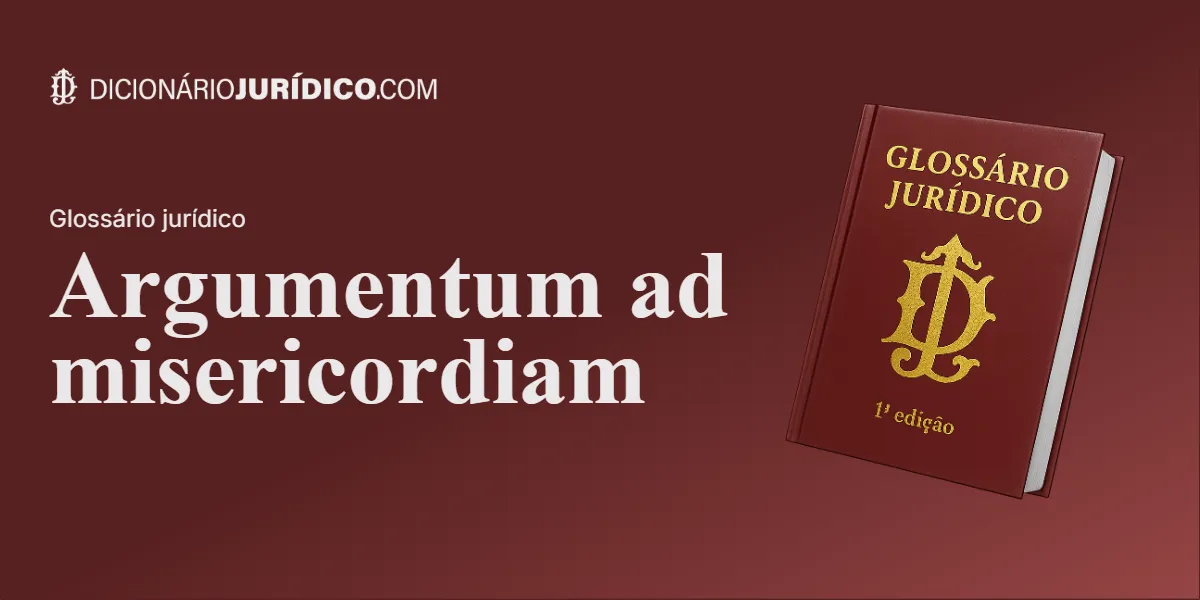 Compartilhe este tutorial: Argumentum ad misericordiam