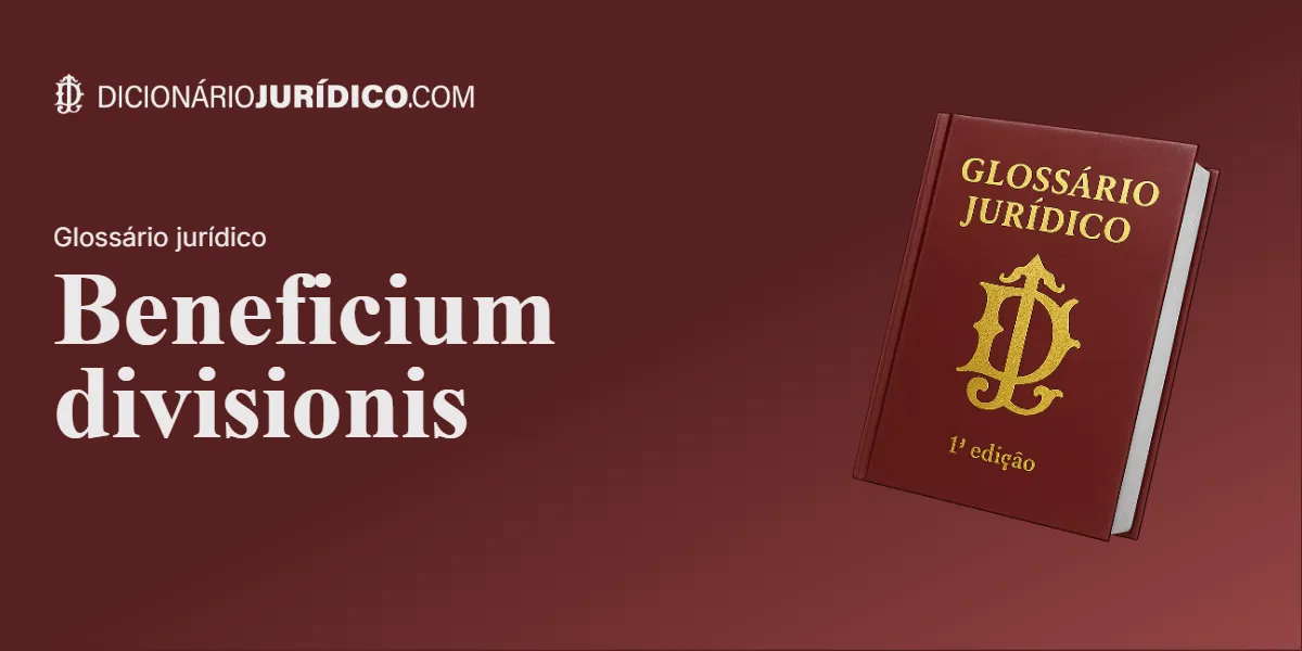 Compartilhe este tutorial: Beneficium divisionis