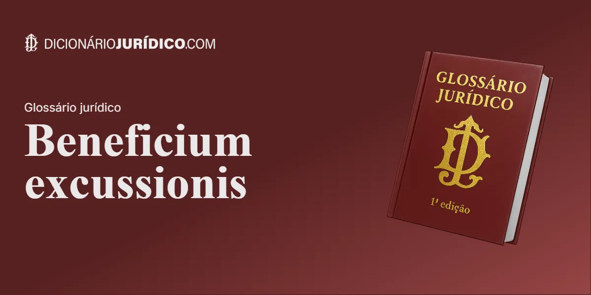Compartilhe este tutorial: Beneficium excussionis